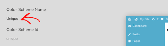 Enter color scheme name Enter color scheme name