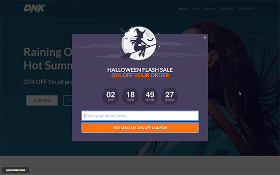 Time-based popups Time-based popups