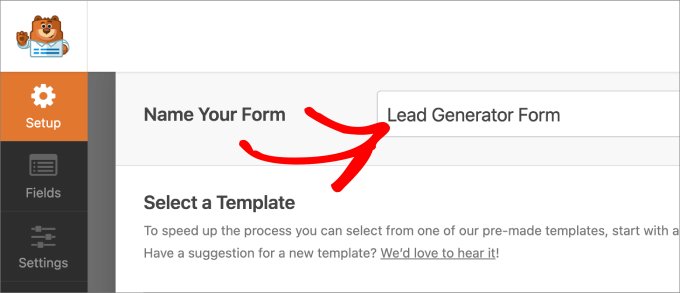 name your form wpforms name your form wpforms