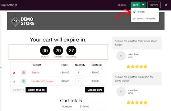 Custom WooCommerce cart page Custom WooCommerce cart page