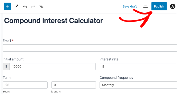 publish compound interest calculator form publish compound interest calculator form