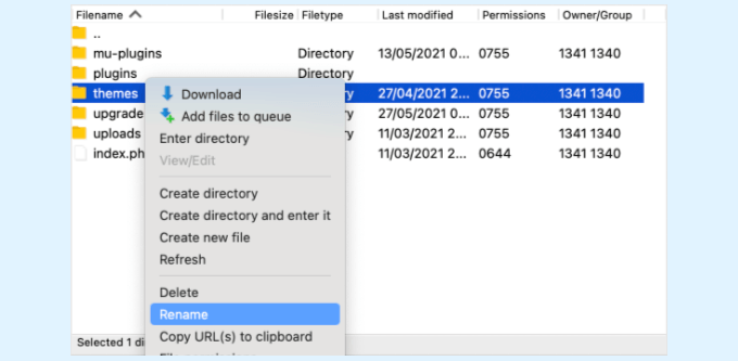 Rename themes folder Rename themes folder