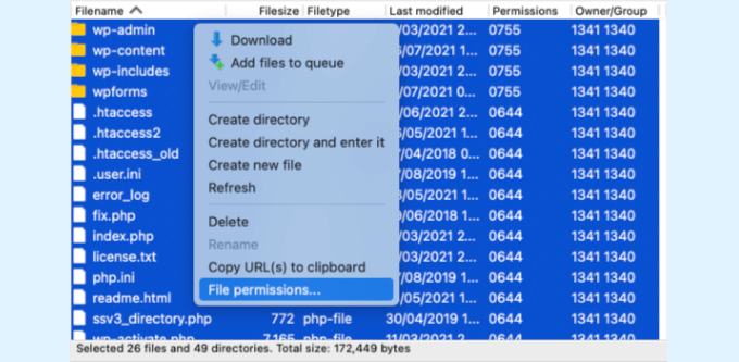 Select all files Select all files