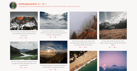 Smash Balloon Instagram example Smash Balloon Instagram example