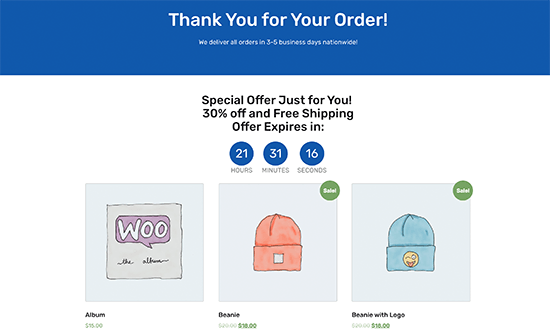 Adding upsell offers to thank you page Adding upsell offers to thank you page