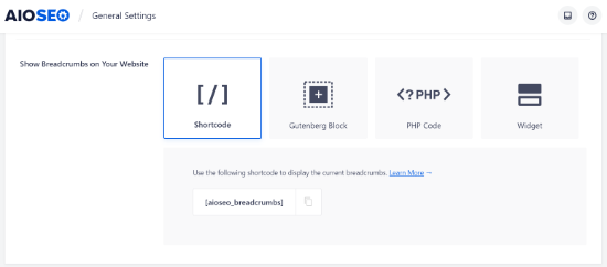 Utilizați un shortcode pentru a adăuga firimituri Utilizați un shortcode pentru a adăuga firimituri
