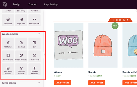 SeedProd WooCommerce blocks SeedProd WooCommerce blocks
