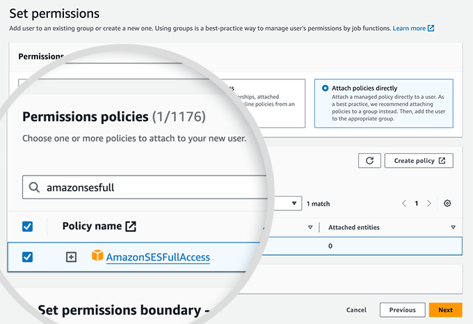 You’ll Now See the 'Set Permissions' Screen You’ll Now See the 'Set Permissions' Screen