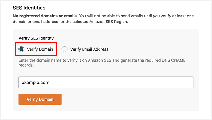 Verify Your Domain Name on Amazon SES Verify Your Domain Name on Amazon SES