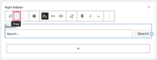 Click drag icon to move widget Click drag icon to move widget