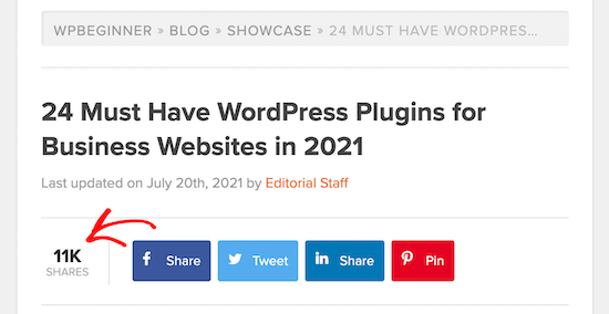 Esempio di dati memorizzati nei transient