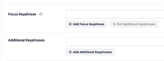 フォーカスキーワード