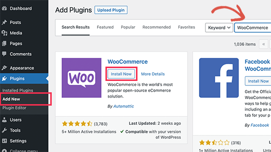 Install WooCommerce Install WooCommerce