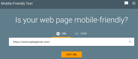 Instrument de testare a compatibilității cu dispozitivele mobile Instrument de testare a compatibilității cu dispozitivele mobile