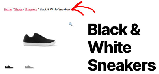 Previzualizare breadcrumb cu categorii multiple Previzualizare breadcrumb cu categorii multiple