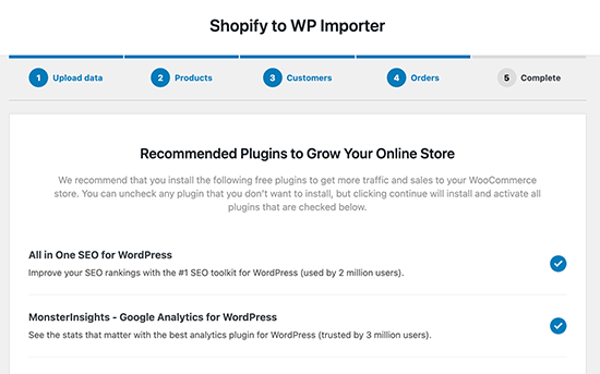 Recommended plugins Recommended plugins