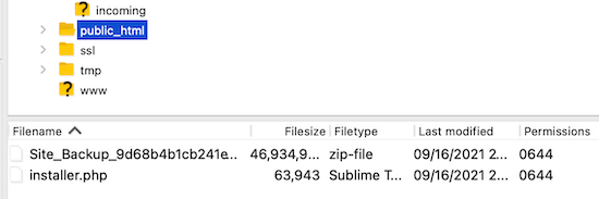 Upload archive and installer files Upload archive and installer files