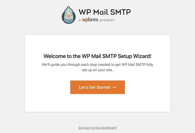 WP Mail SMTP setup wizard WP Mail SMTP setup wizard