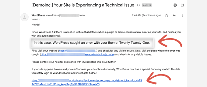 Critical error caused by a WordPress theme Critical error caused by a WordPress theme