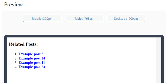 Previzualizare a paginilor conexe Previzualizare a paginilor conexe