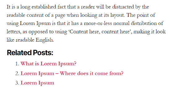 Pagini similare în WordPress Pagini similare în WordPress