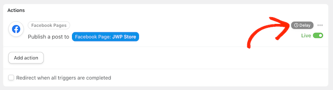 Ustawianie opóźnienia w Uncanny Automator