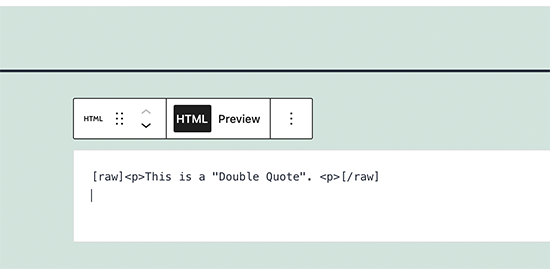 Unformatted HTML block Unformatted HTML block
