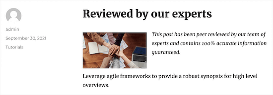 埋め込みページコンテンツの例