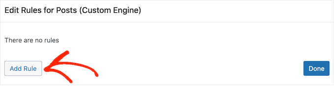 Editing the rules for your website's search Editing the rules for your website's search