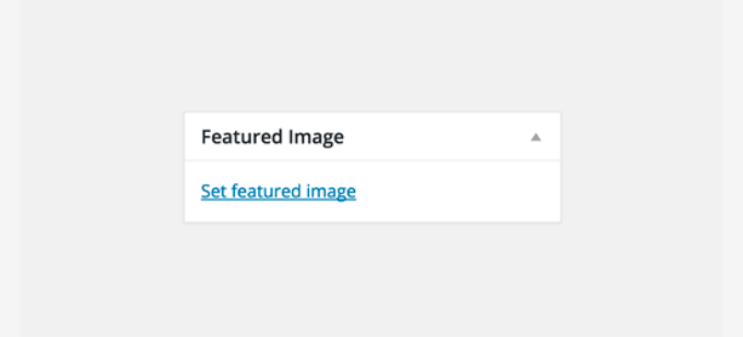 Featured image in classic editor Featured image in classic editor