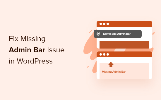 How to fix missing admin bar issue in WordPress (3 ways) How to fix missing admin bar issue in WordPress (3 ways)