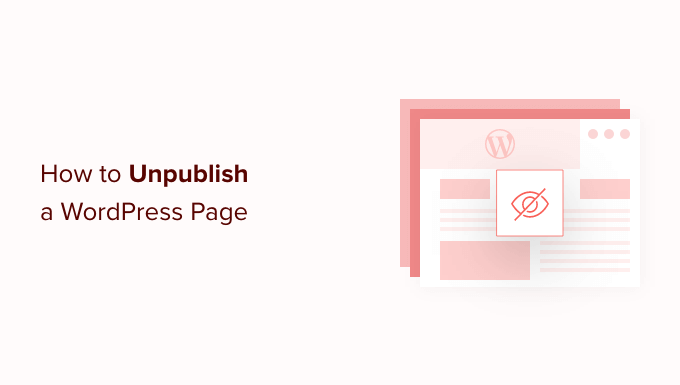 Como despublicar uma página do WordPress