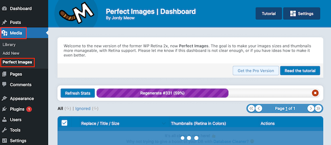 How to regenerate the WordPress thumbnails How to regenerate the WordPress thumbnails