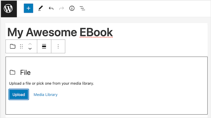 Carregando um arquivo PDF no WordPress