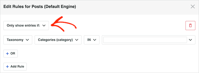 Adding a custom rule to your search form Adding a custom rule to your search form