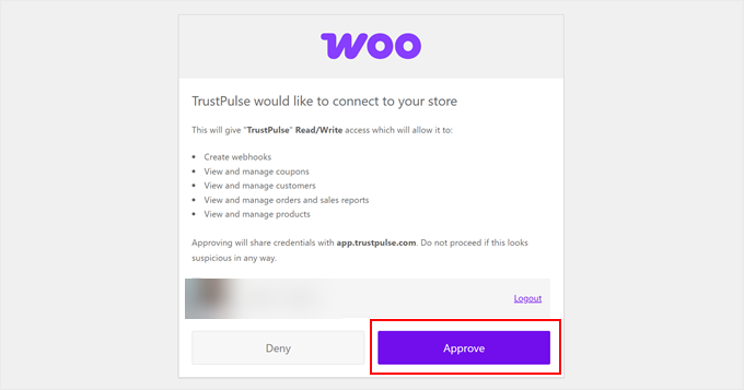 Allowing WooCommerce and TrustPulse integration Allowing WooCommerce and TrustPulse integration