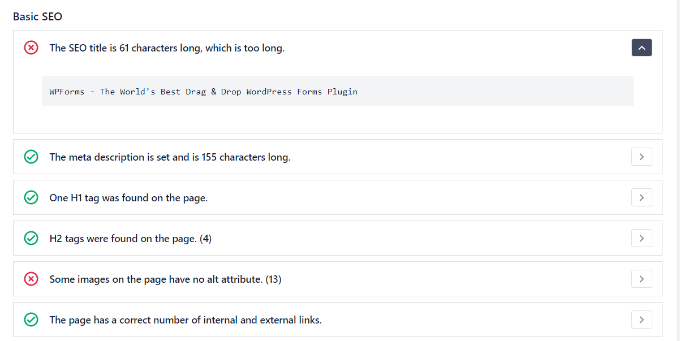 Grundläggande SEO-konkurrentanalys Grundläggande SEO-analys