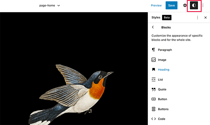 Blok stillerini düzenle
