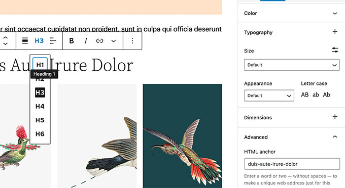 Başlıklar bloğu artık daha fazla kontrole sahip