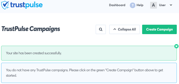 Click the ‘Create Campaign’ Button Click the ‘Create Campaign’ Button