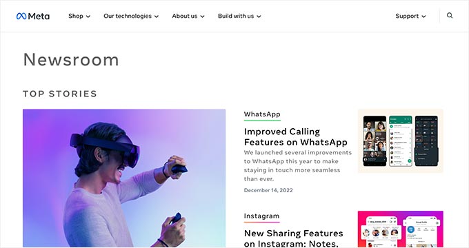 The Next Web Meta Newsroom