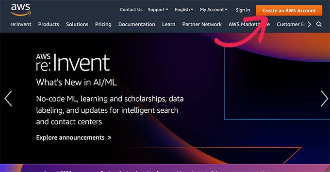 Inscreva-se para uma conta AWS