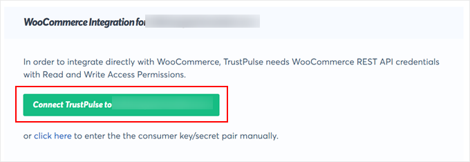Connecting TrustPulse with WooCommerce Connecting TrustPulse with WooCommerce
