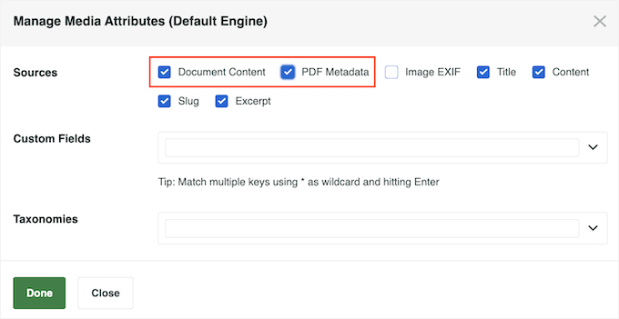 Adding PDF contents and metadata to the WordPress search Adding PDF contents and metadata to the WordPress search