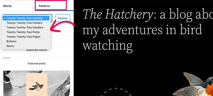 Yirmi Yirmi İki'de Desenler