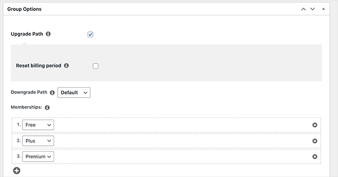 Adicionar assinaturas ao seu grupo de preços