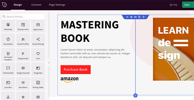 Editando páginas en SeedProd Editando páginas en SeedProd