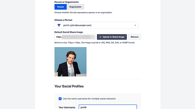 Esquema de persona Esquema de persona