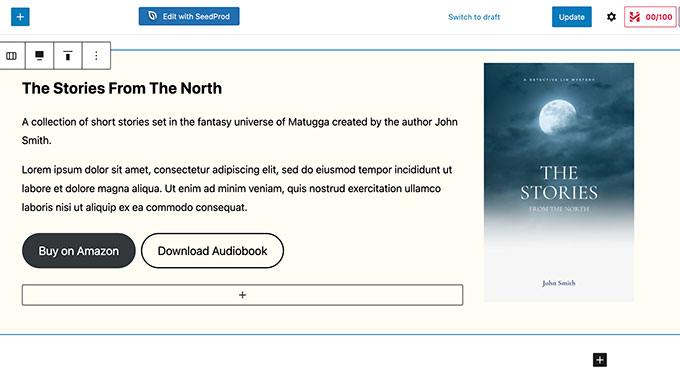 Promocionando un solo libro Promocionando un solo libro