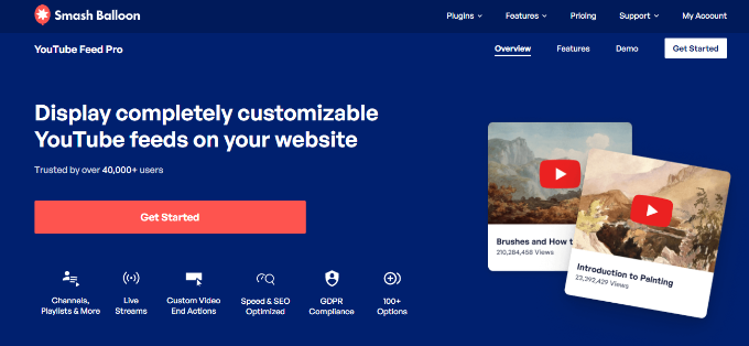 YouTube feeds pro by SmashBalloon YouTube feeds pro by SmashBalloon